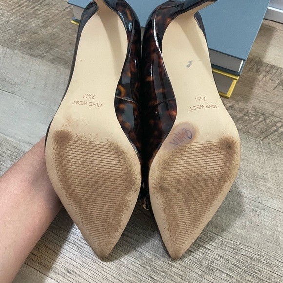 Nine West Ezzie 3 Pump | size 7 1/2 | Leopard | heels - Picture 5 of 7